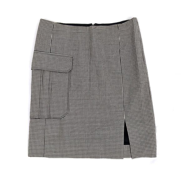 Versace Gingham High Waisted Mini Skirt - IT42/6 - Picture 1 of 6